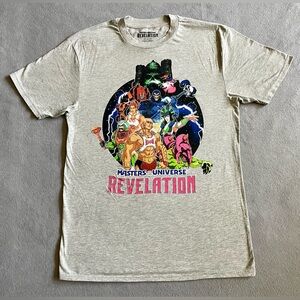 Masters Of The Universe Revelation Men’s T-Shirt Gray Size LT